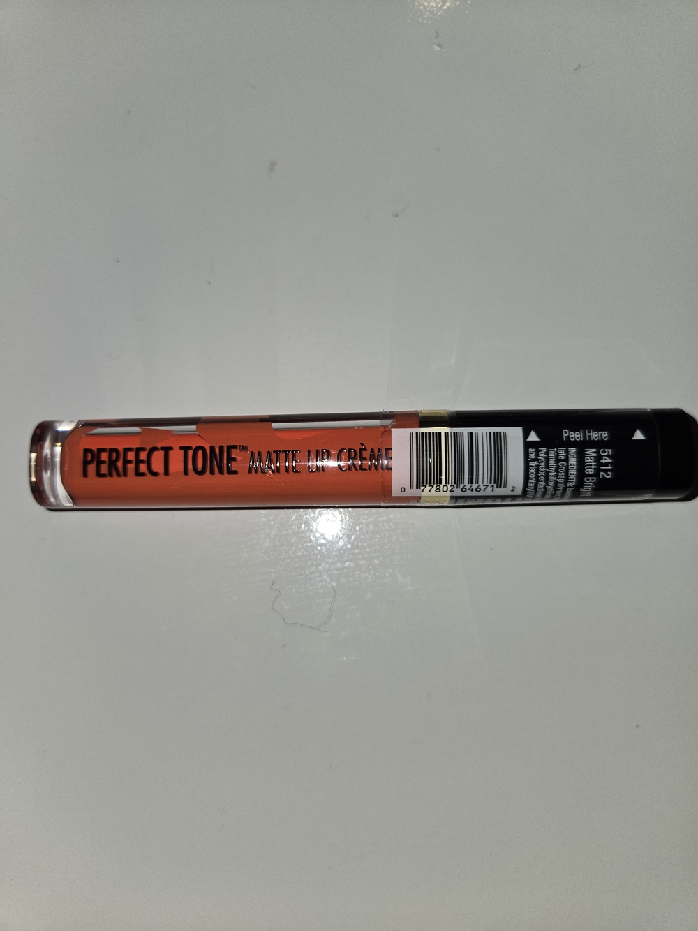 Perfect Tone Matte Lip Crème — Bold Orange Shade